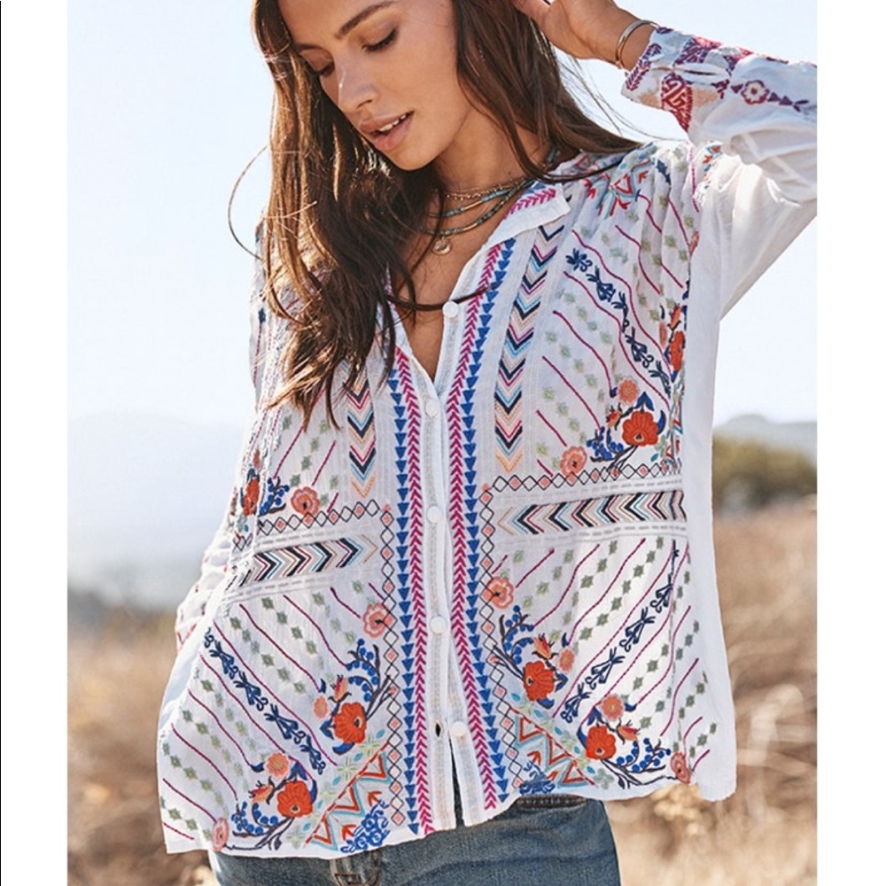 NWT - Never Worn Johnny Was Disha Blouse XL